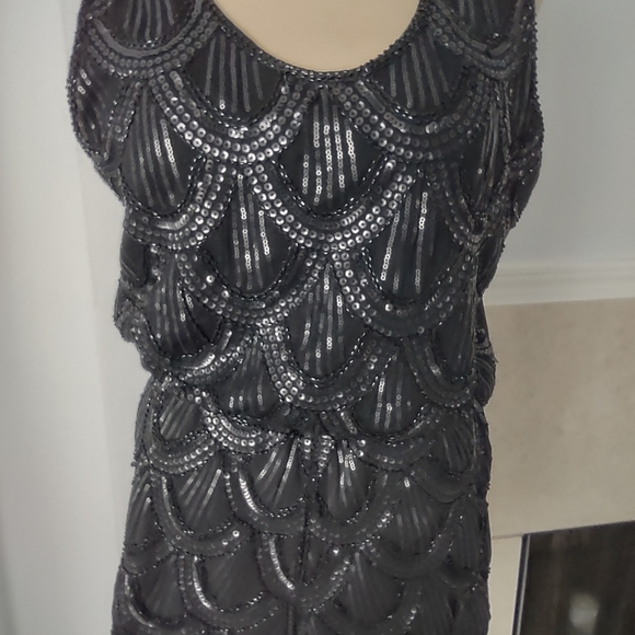 BeJeweled, Sparkle Dressy Short Jumper Black M - Picture 7 of 9